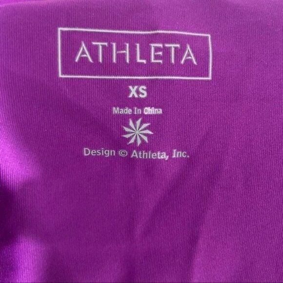 NWT Athleta Purple Layered Ruffle Activewear Skirt - Picture 4 of 4